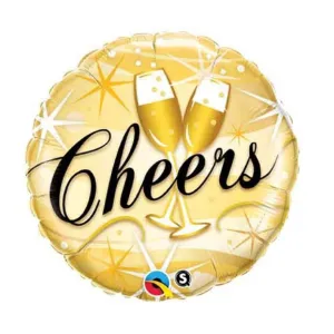 18" Cheers Starburst Mylar Balloon