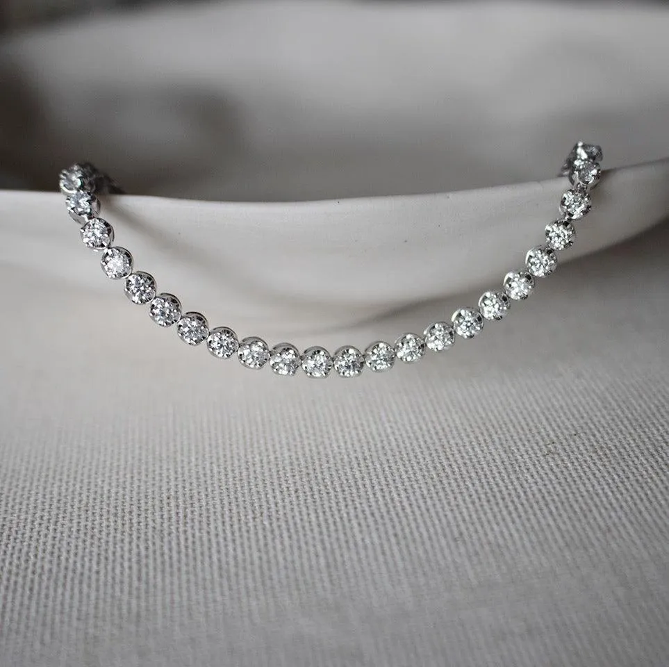 3.00ct TW Diamond Tennis Bracelet in 18ct White Gold