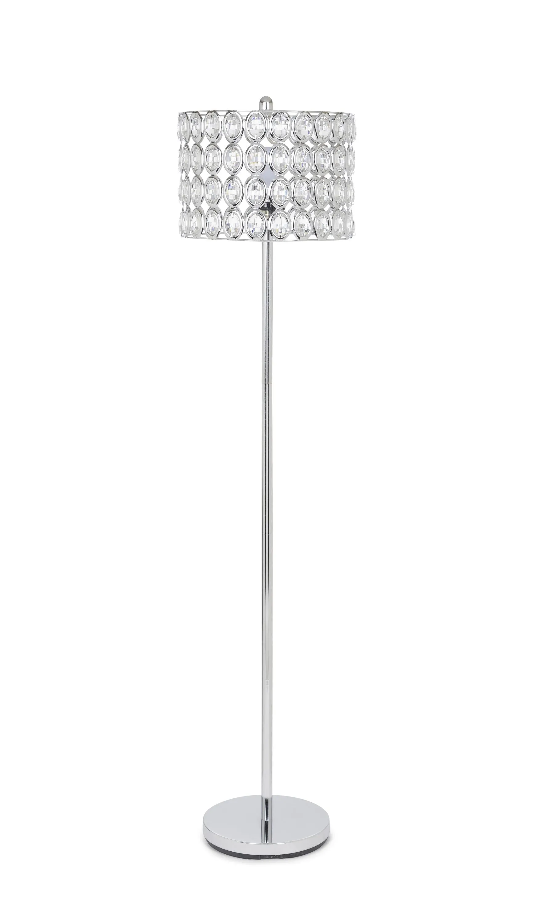 62" Round Shade Crystal Glam Floor Lamp- Model #388543