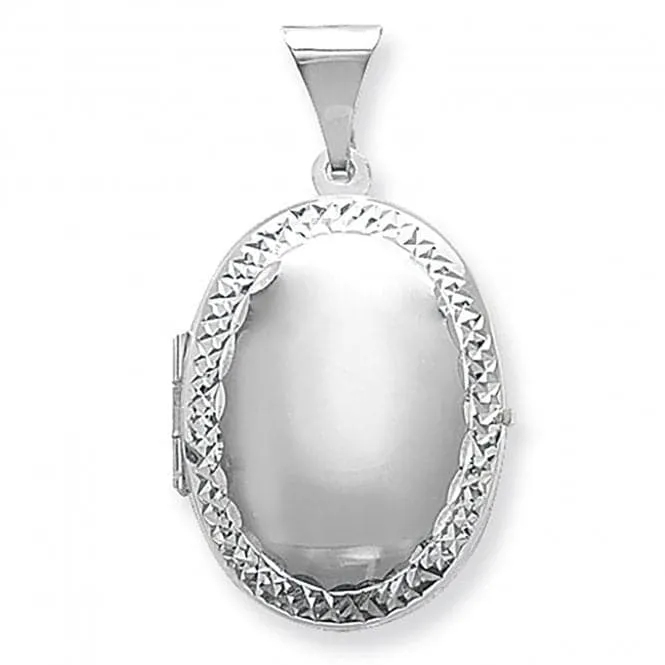 Acotis Silver Locket Oval G6608