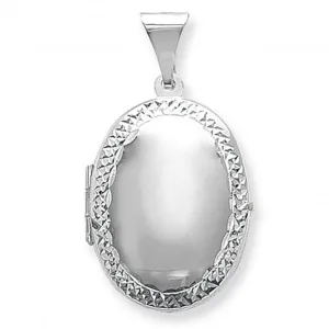 Acotis Silver Locket Oval G6608