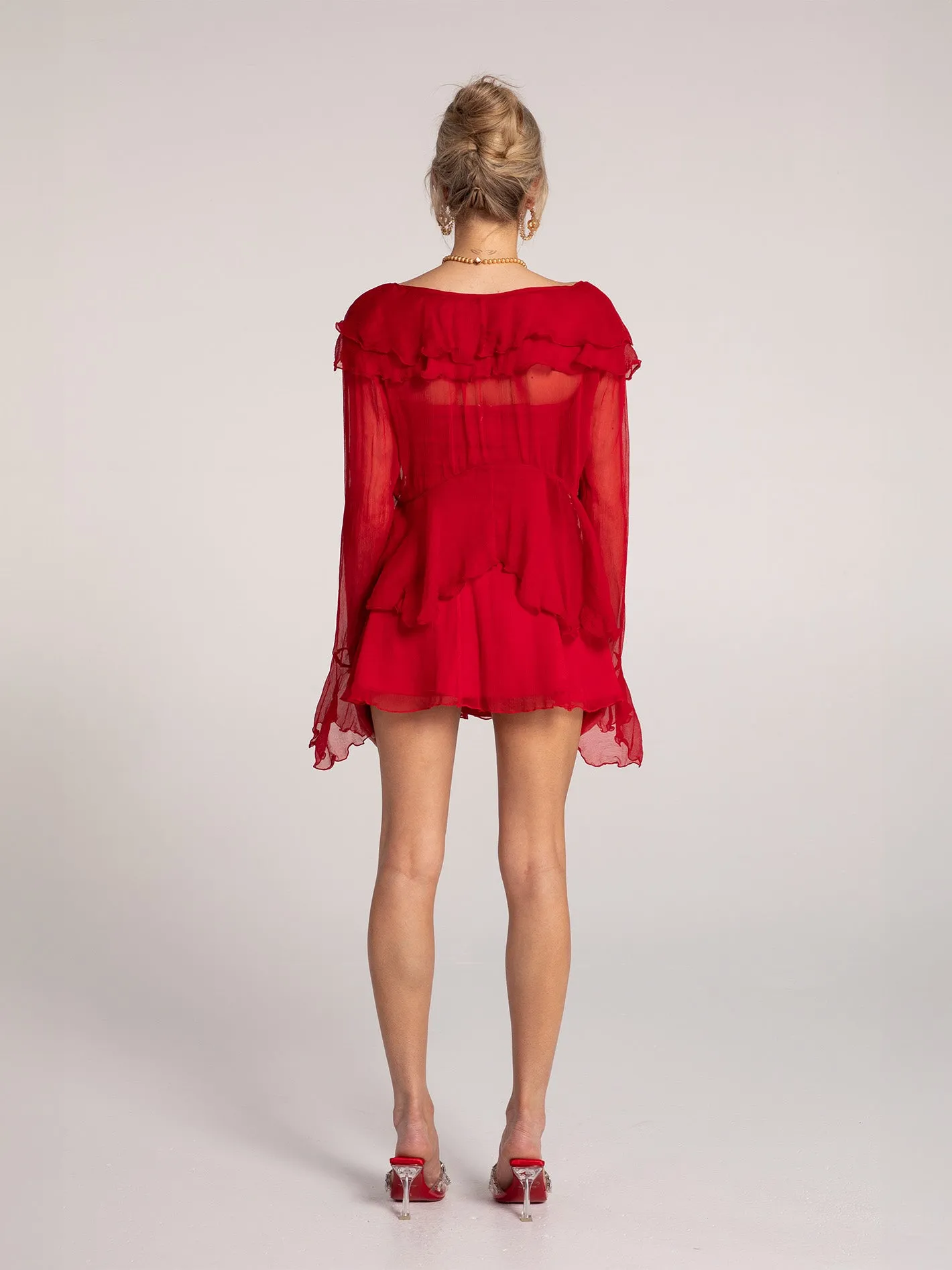 Annika Cardigan (Red)