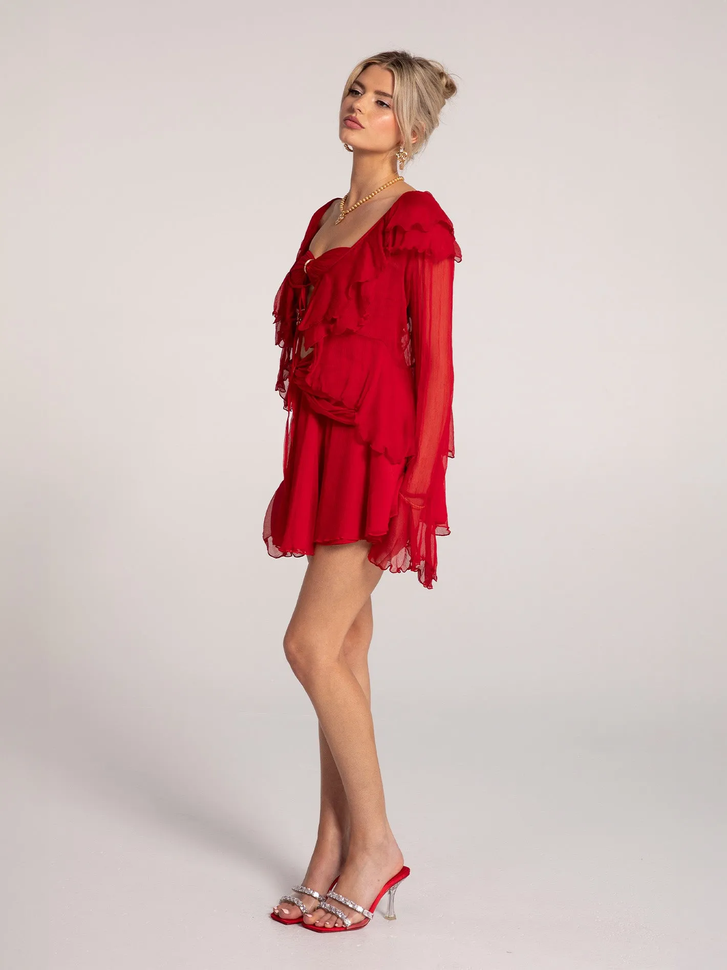 Annika Cardigan (Red)