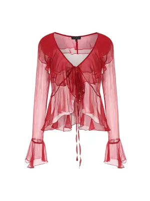 Annika Cardigan (Red)