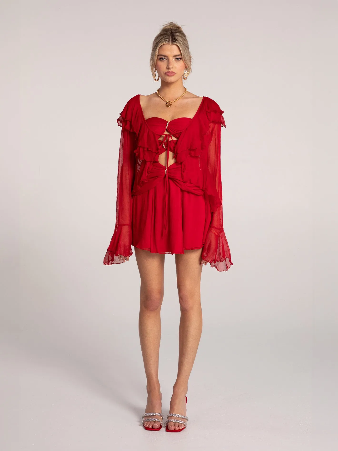 Annika Cardigan (Red)