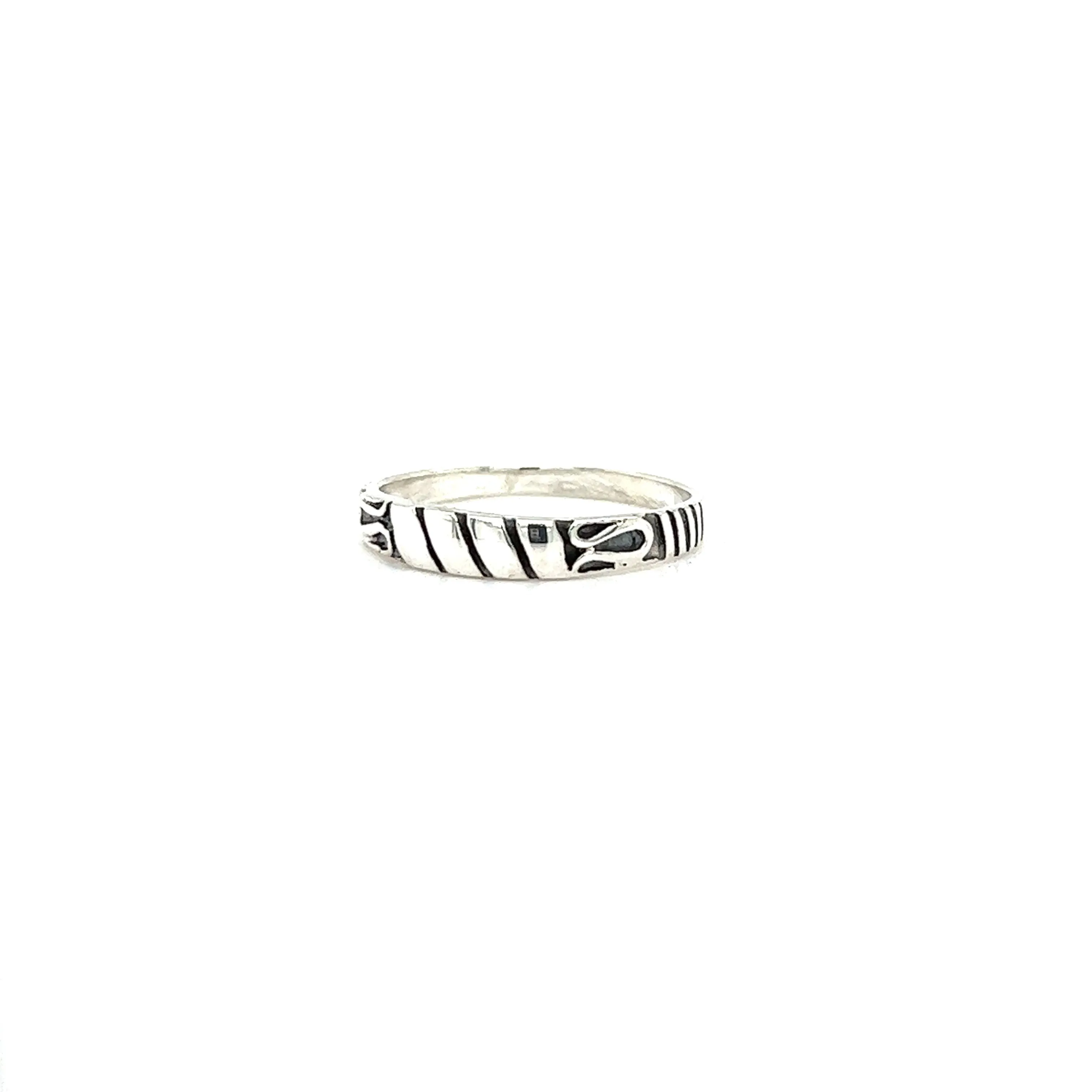 Bali Style Silver Band