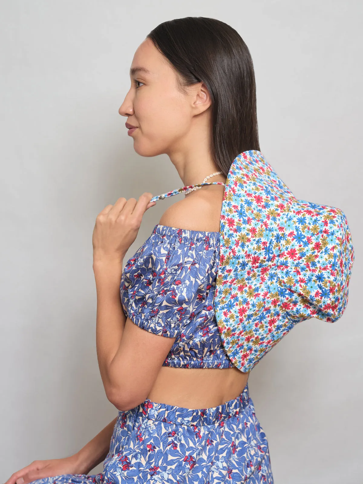 Barriére Daisy Print Sun Hat