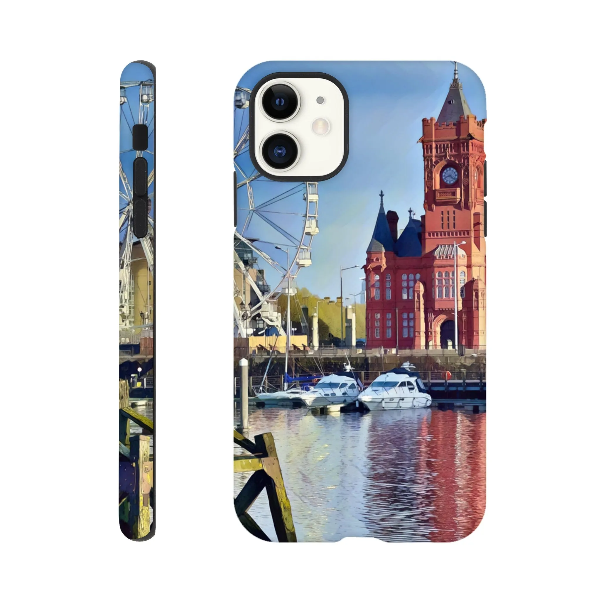 Cardiff Bay Retro Tough case Mobile Phone