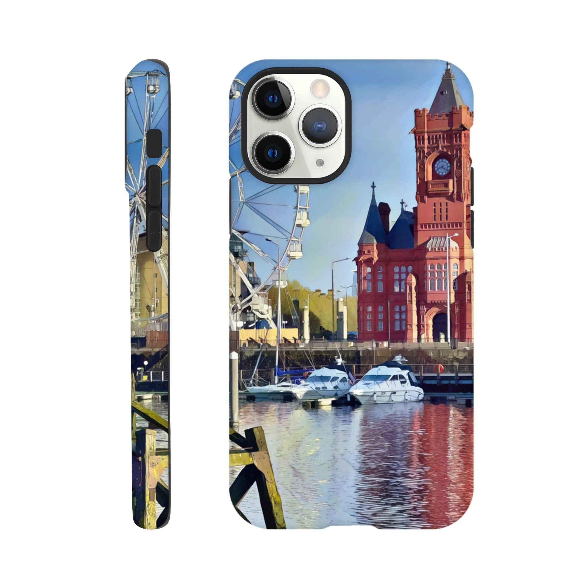 Cardiff Bay Retro Tough case Mobile Phone