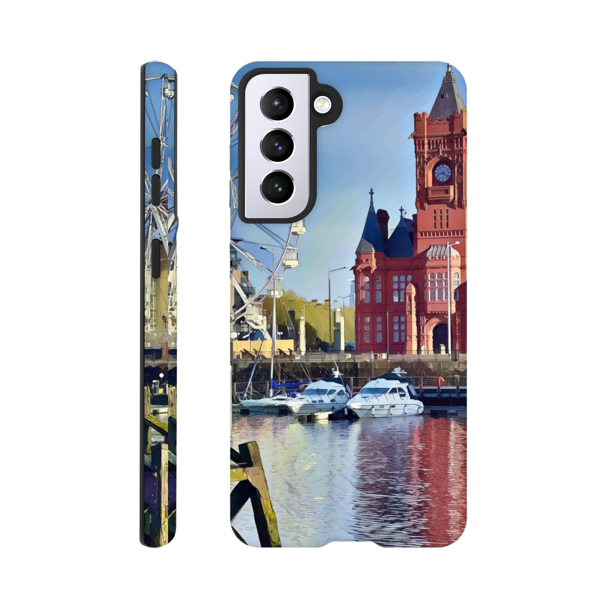 Cardiff Bay Retro Tough case Mobile Phone