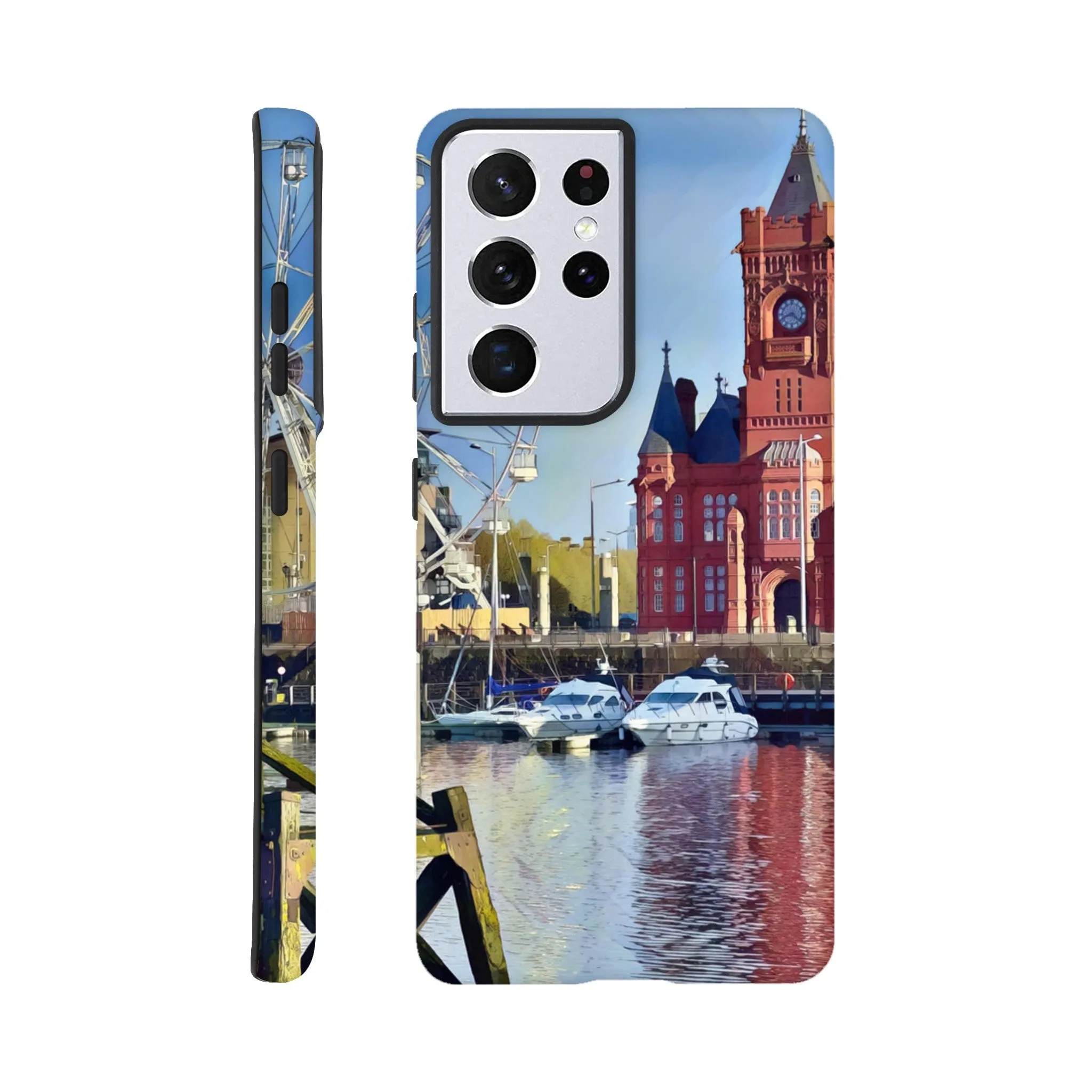 Cardiff Bay Retro Tough case Mobile Phone