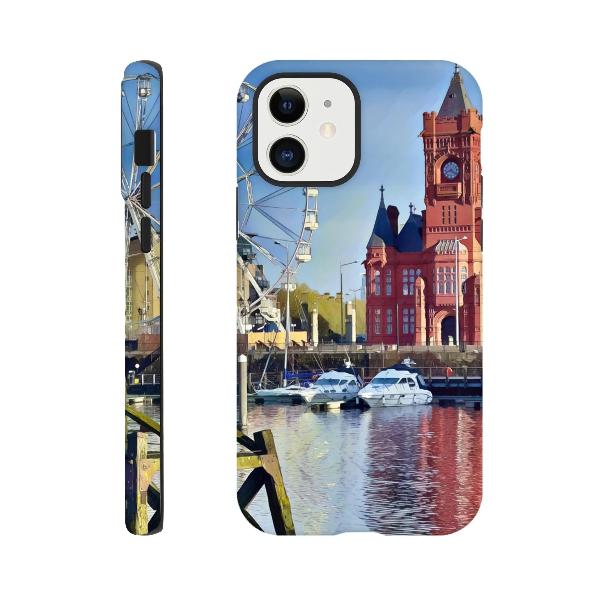 Cardiff Bay Retro Tough case Mobile Phone