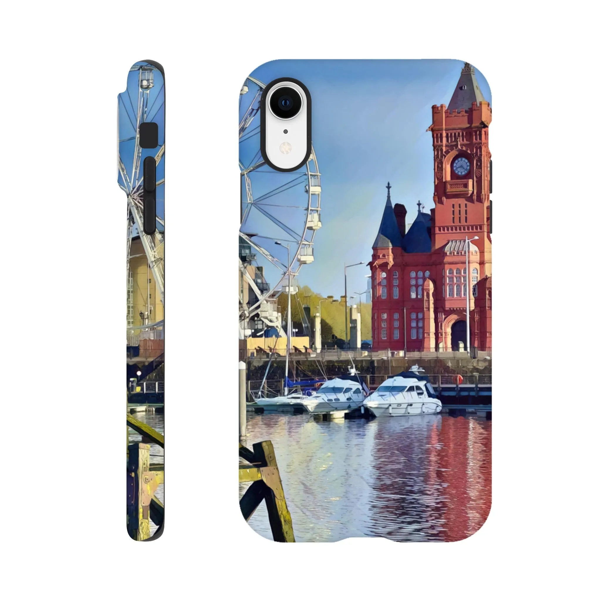 Cardiff Bay Retro Tough case Mobile Phone
