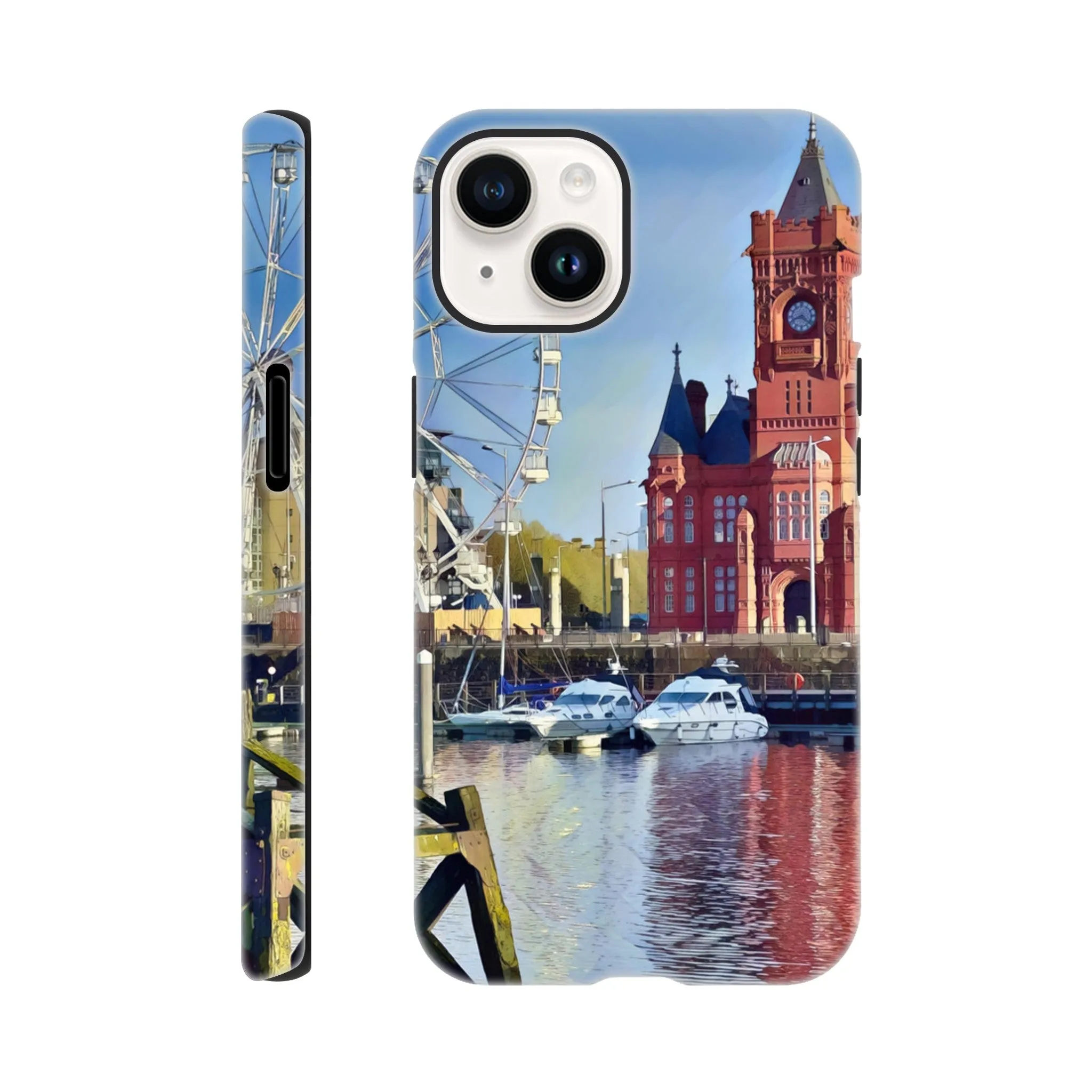 Cardiff Bay Retro Tough case Mobile Phone
