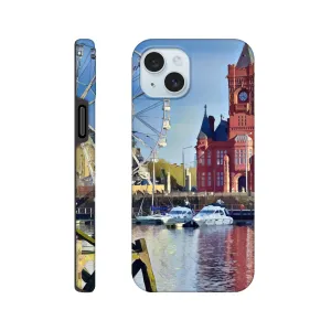 Cardiff Bay Retro Tough case Mobile Phone