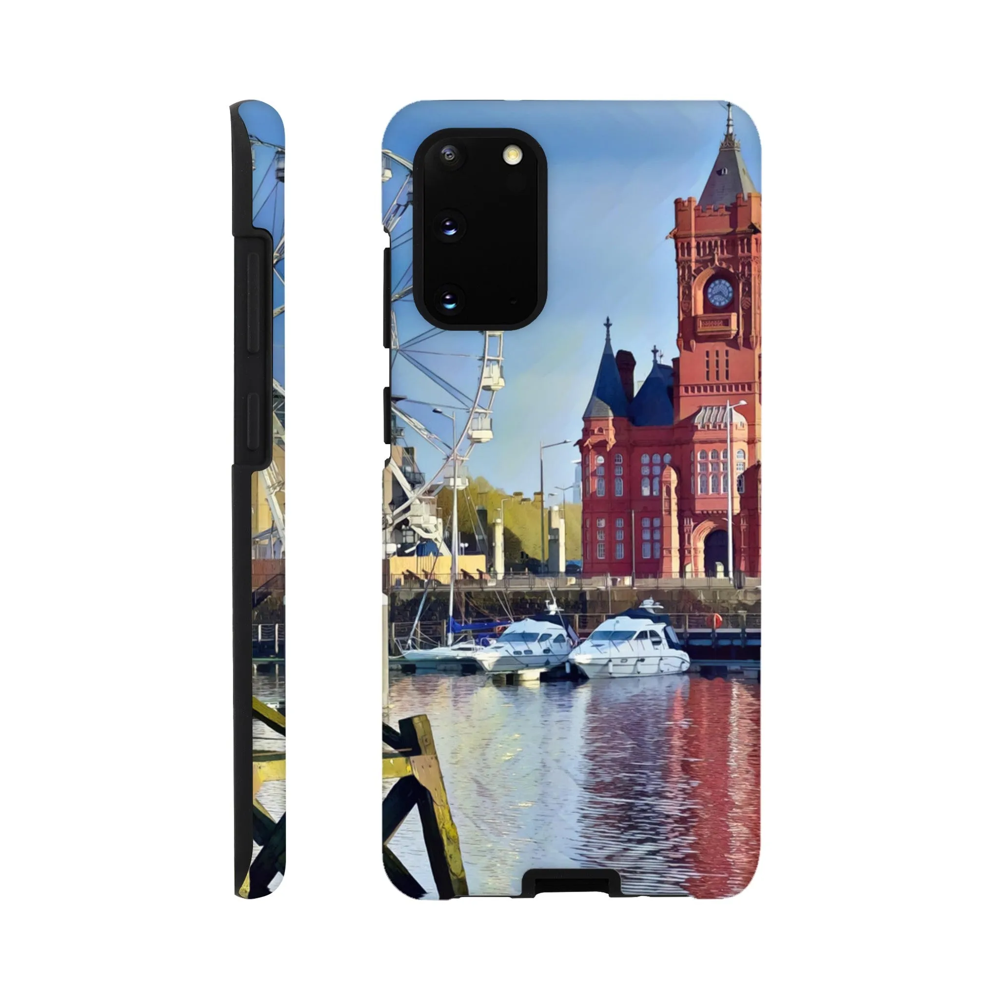 Cardiff Bay Retro Tough case Mobile Phone