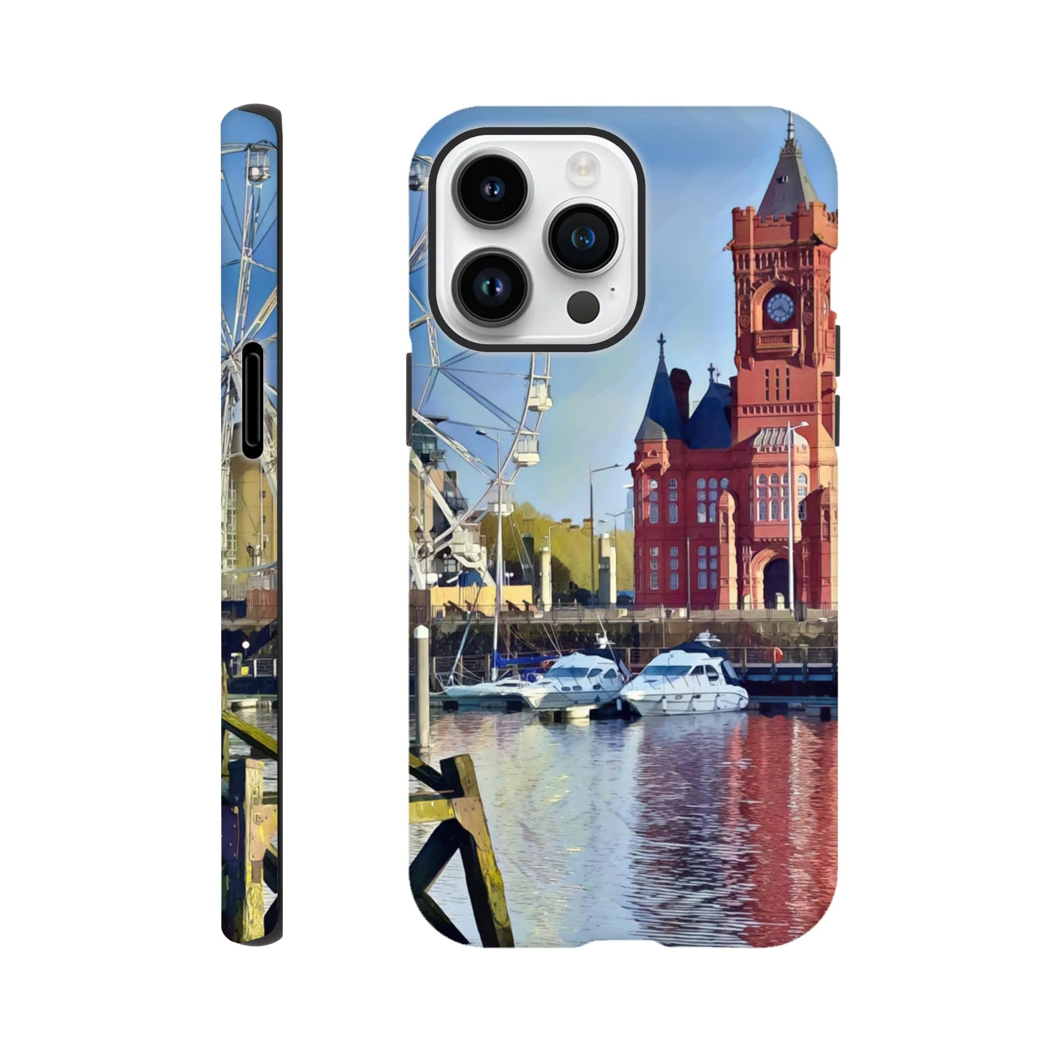 Cardiff Bay Retro Tough case Mobile Phone
