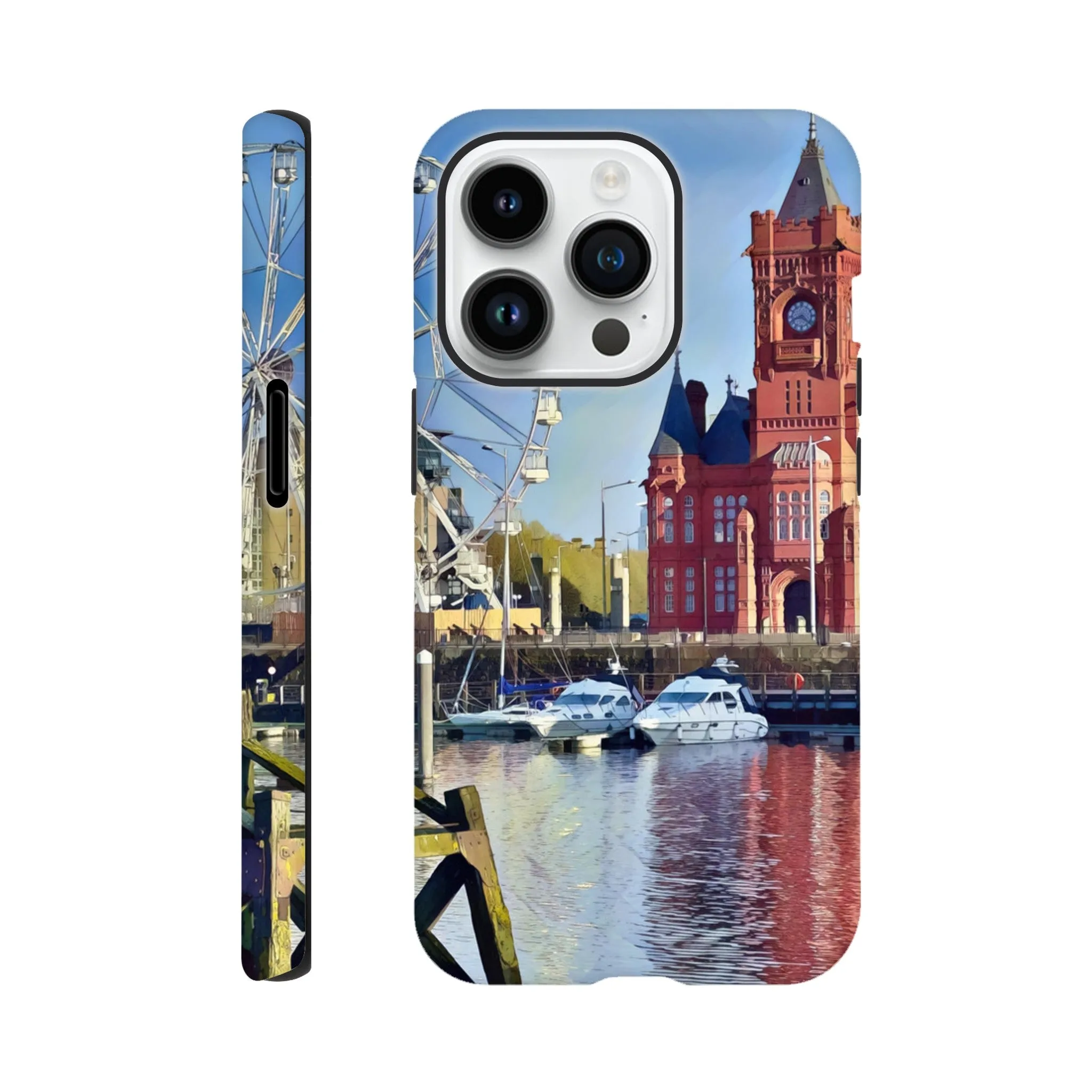 Cardiff Bay Retro Tough case Mobile Phone