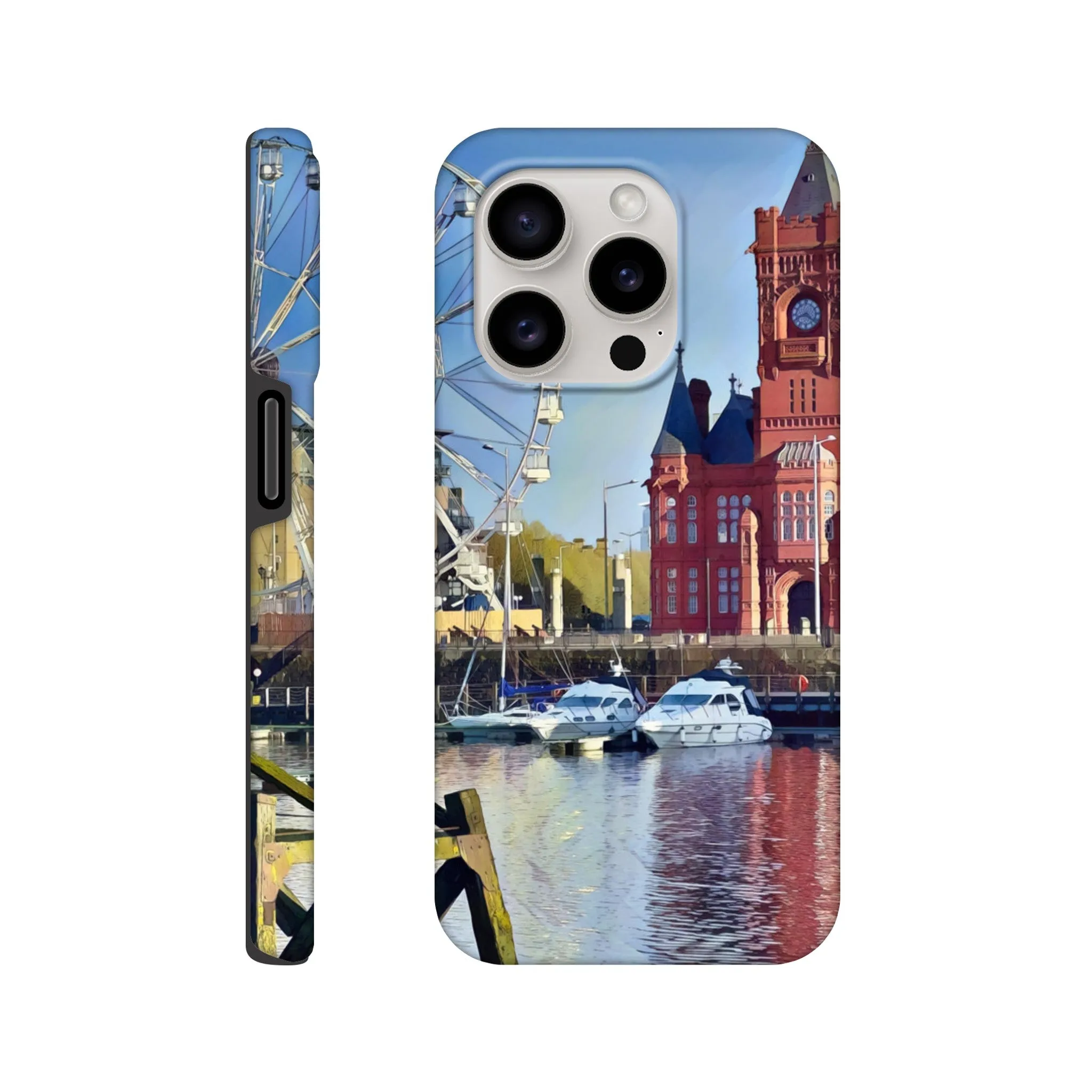Cardiff Bay Retro Tough case Mobile Phone