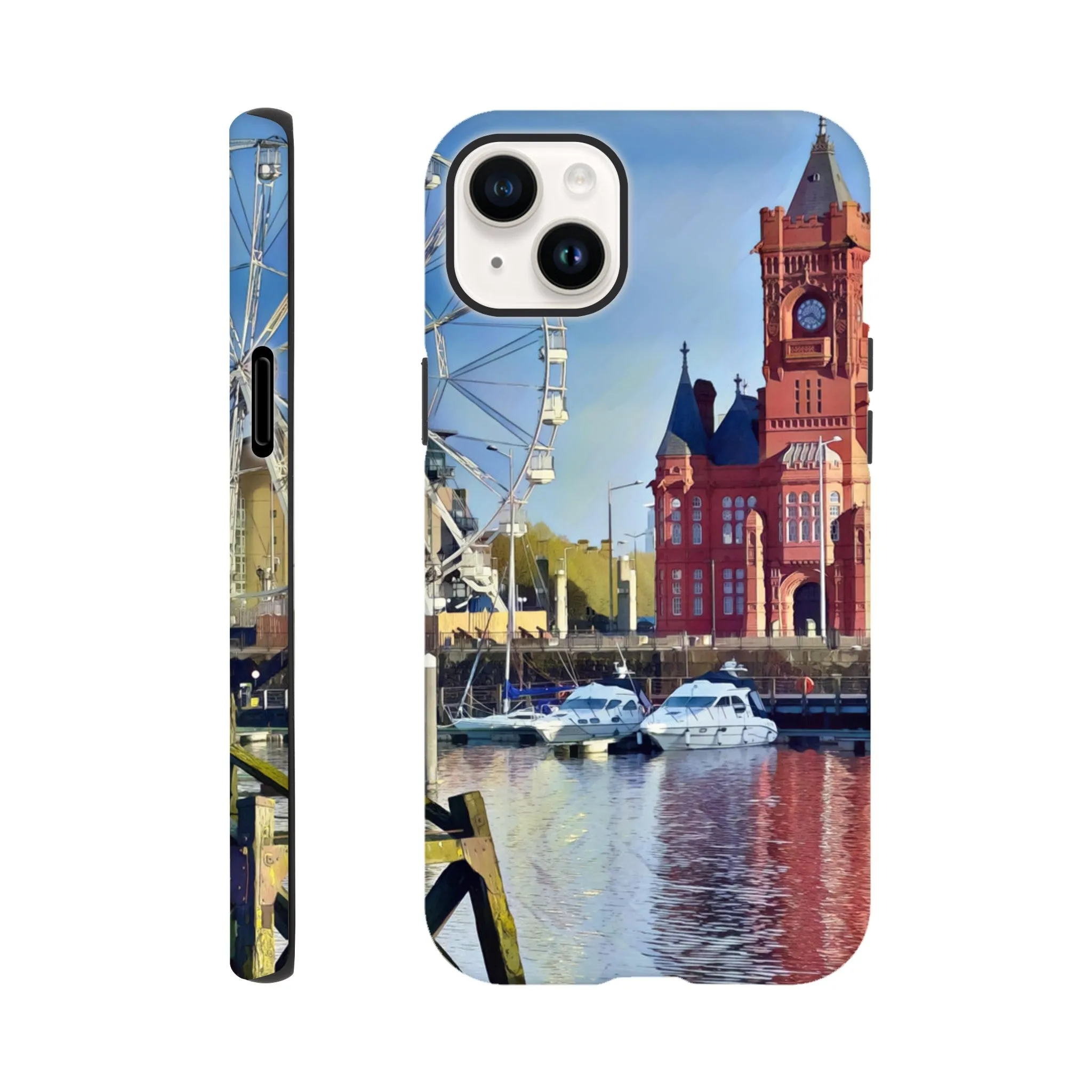 Cardiff Bay Retro Tough case Mobile Phone