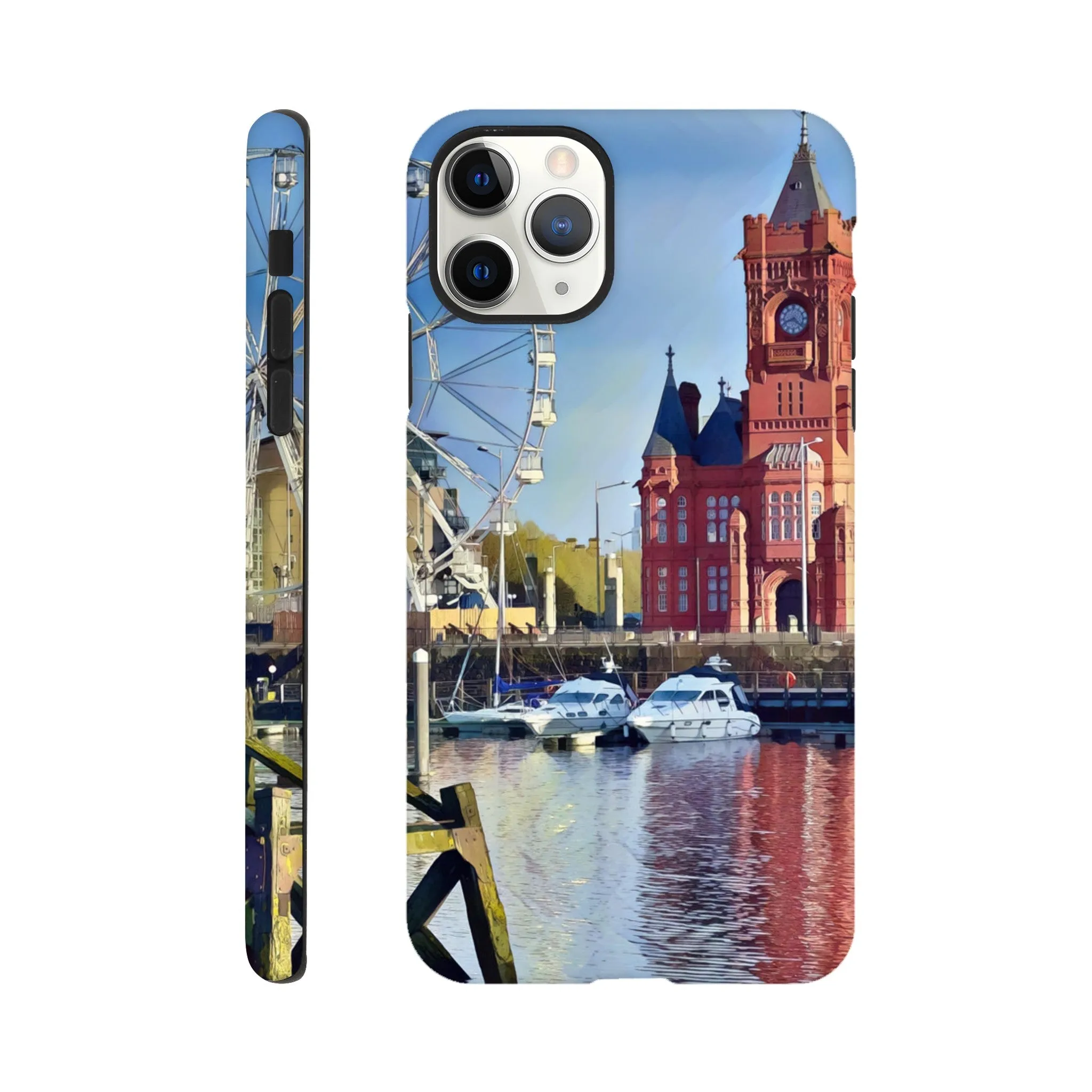 Cardiff Bay Retro Tough case Mobile Phone