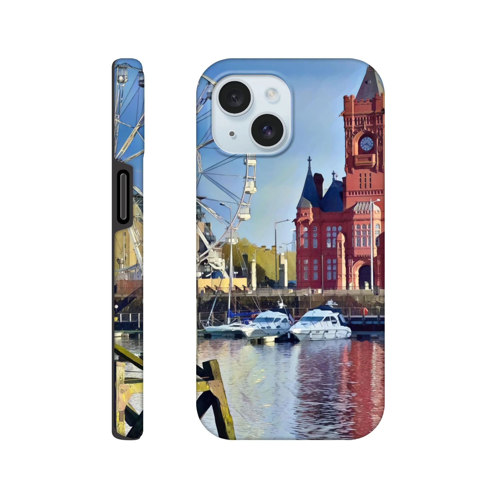 Cardiff Bay Retro Tough case Mobile Phone
