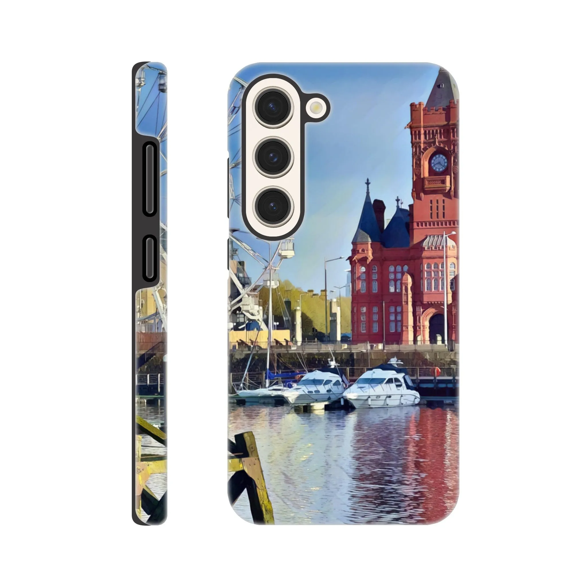 Cardiff Bay Retro Tough case Mobile Phone