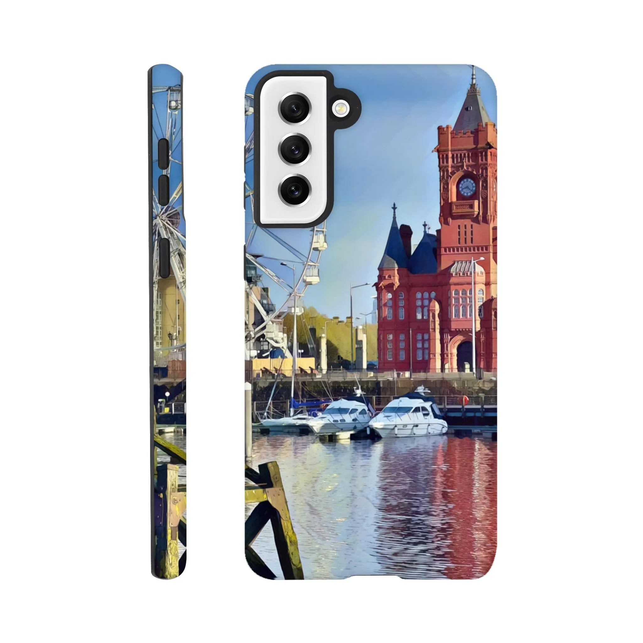 Cardiff Bay Retro Tough case Mobile Phone
