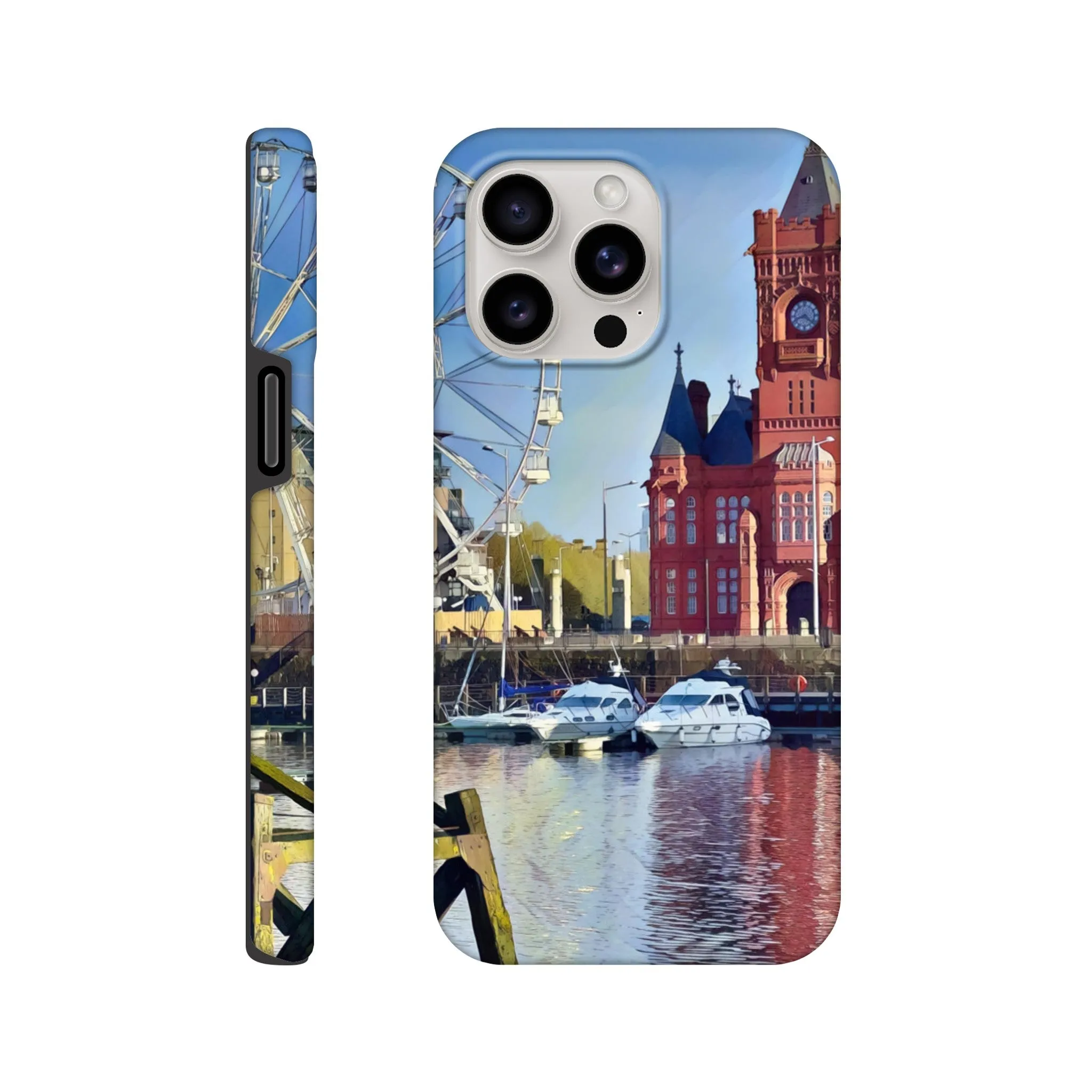 Cardiff Bay Retro Tough case Mobile Phone