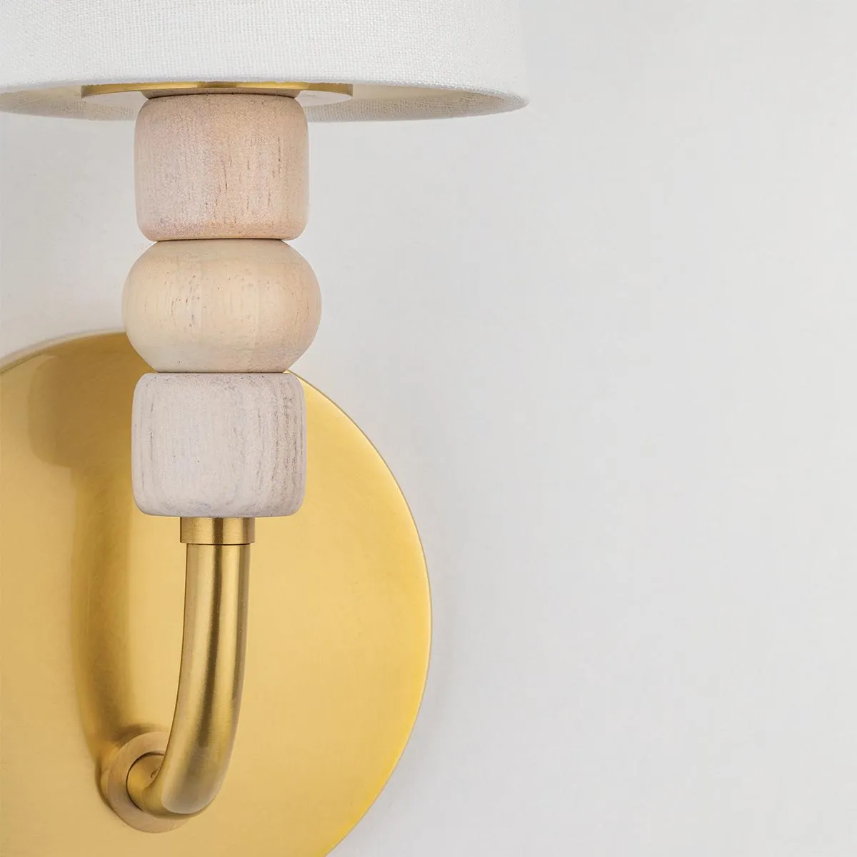 Casey 13 in. Armed Sconce Brass finish