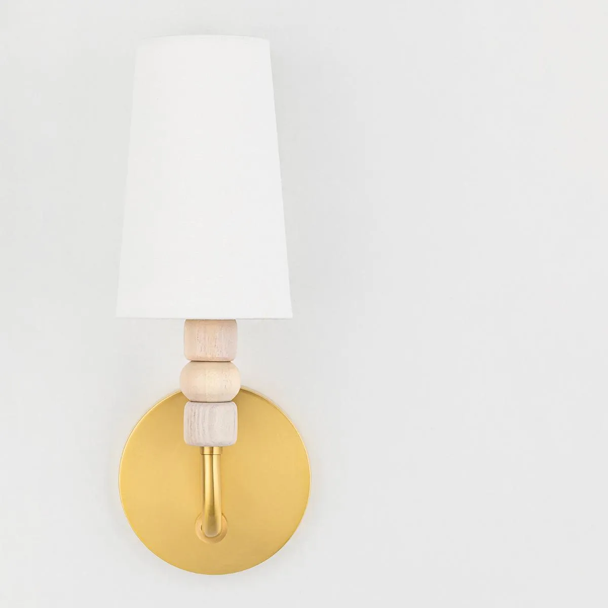 Casey 13 in. Armed Sconce Brass finish
