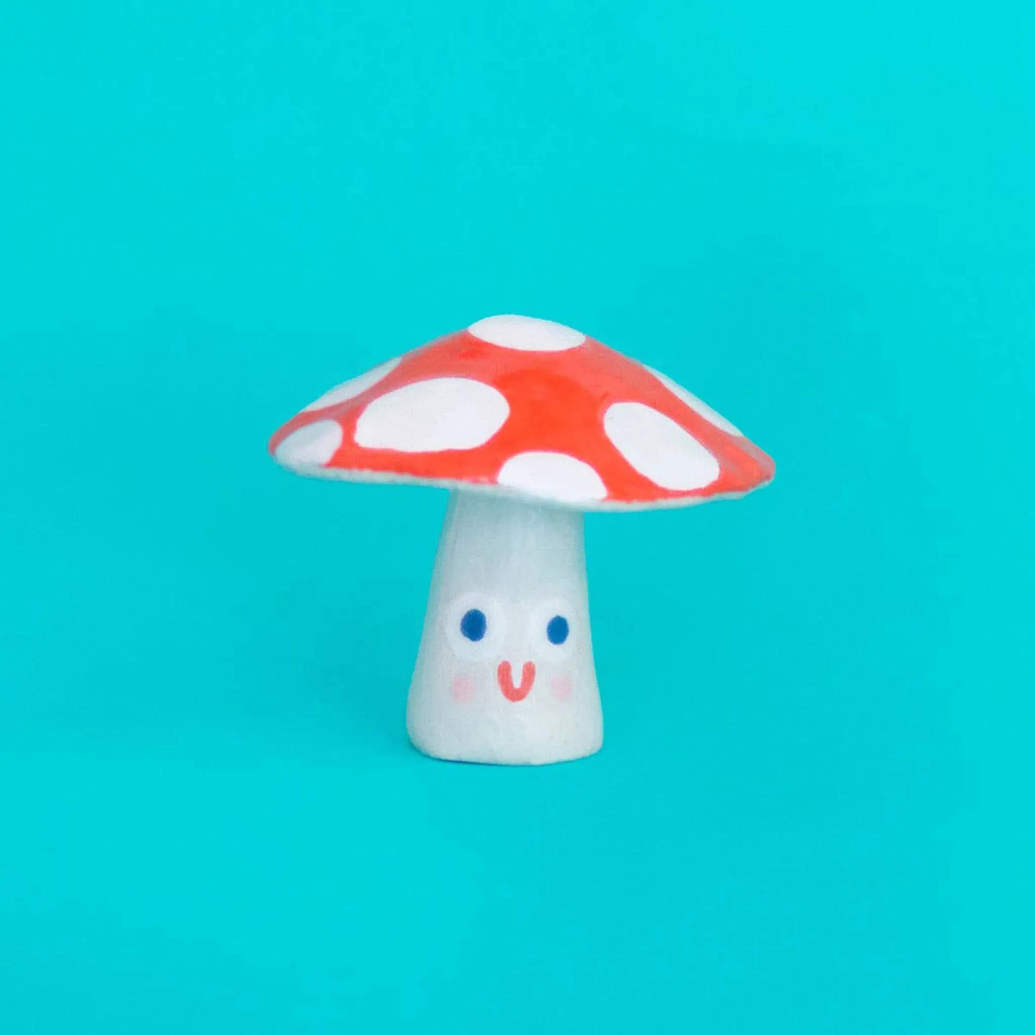 ceramic mini mushroom