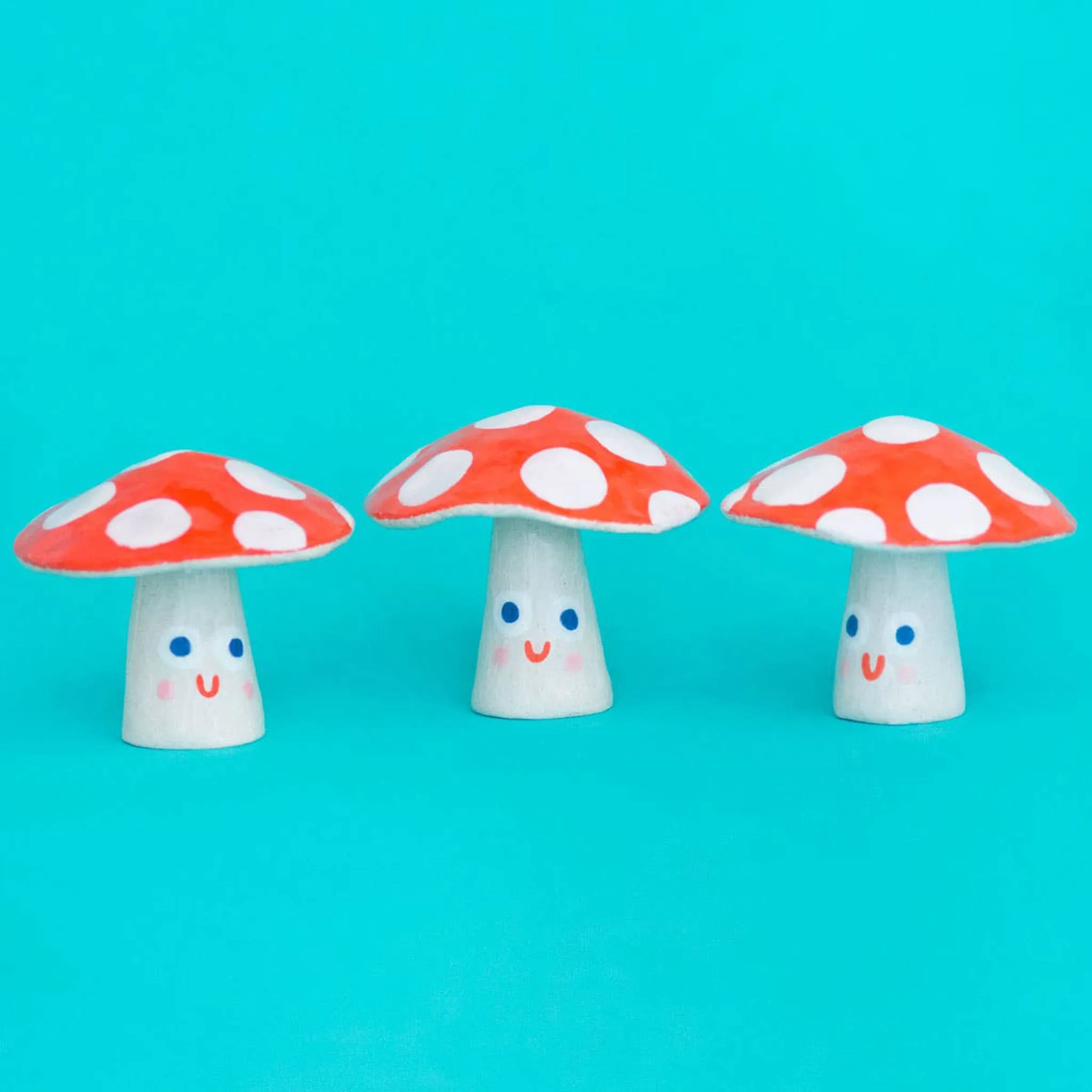 ceramic mini mushroom