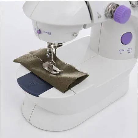 Compact Versatile Electric Sewing Machine for Home Use
