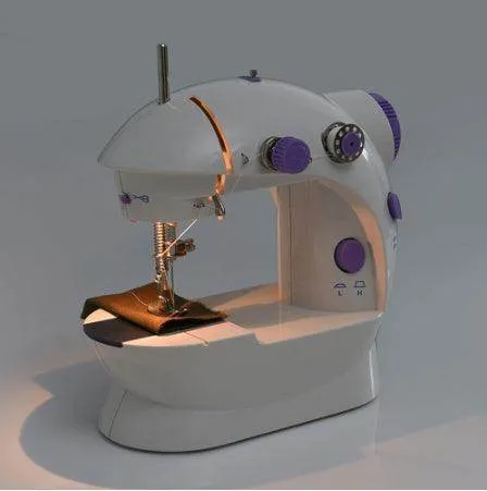 Compact Versatile Electric Sewing Machine for Home Use