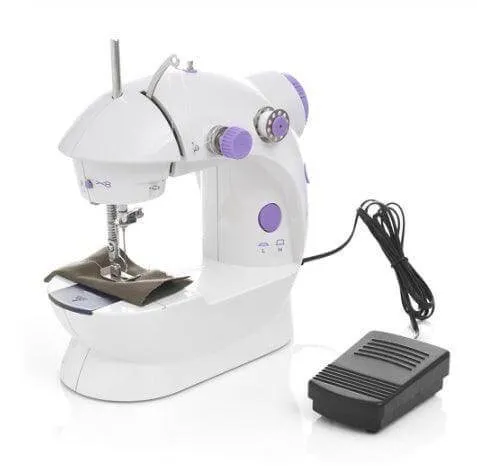 Compact Versatile Electric Sewing Machine for Home Use