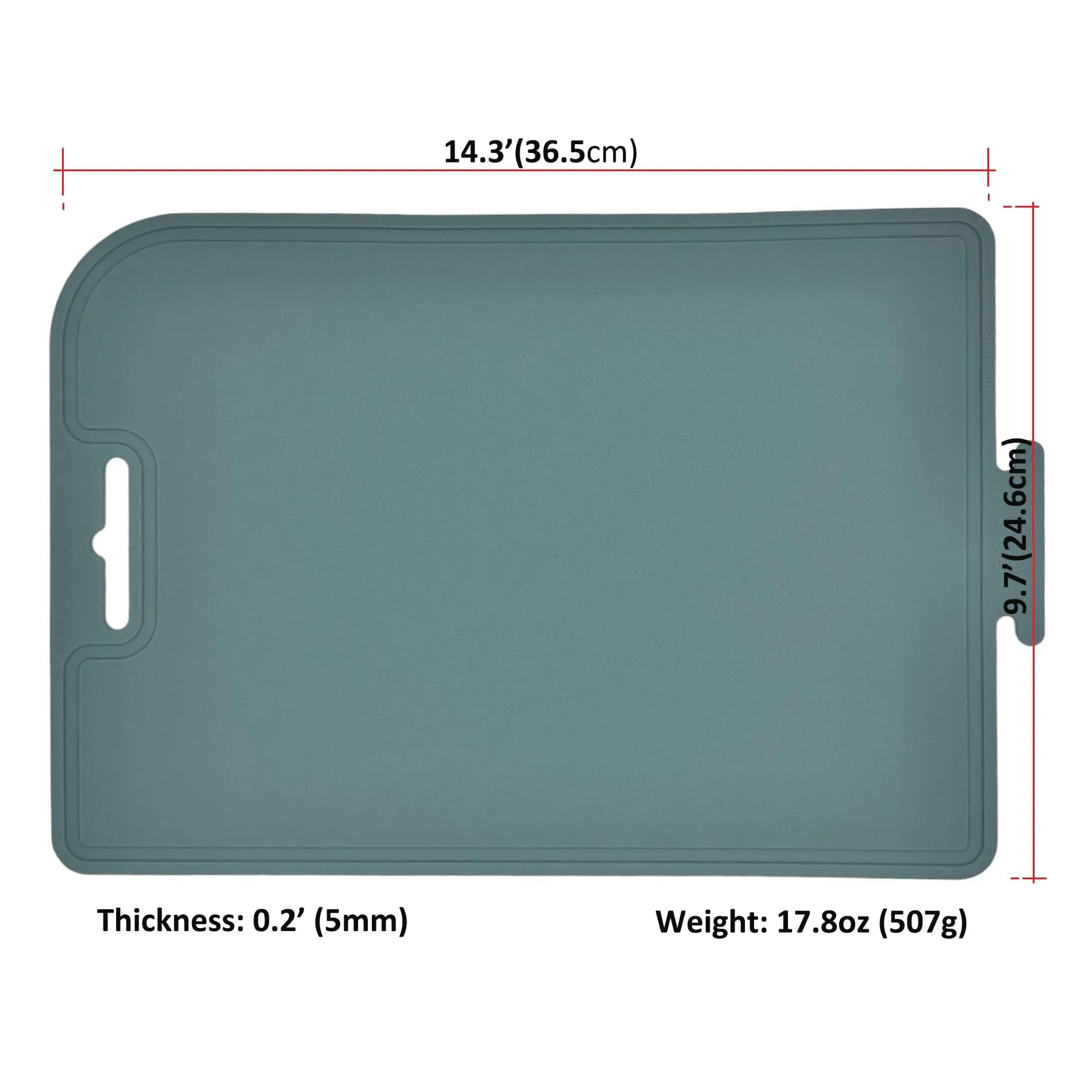 cozymomdeco: Thick and Foldable Silicone Double-Sided Cutting Board