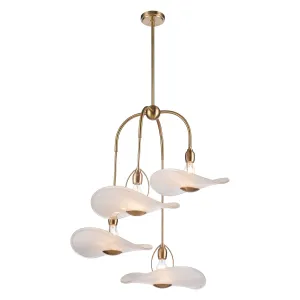 Crevent 33" Wide 4-Light Chandelier