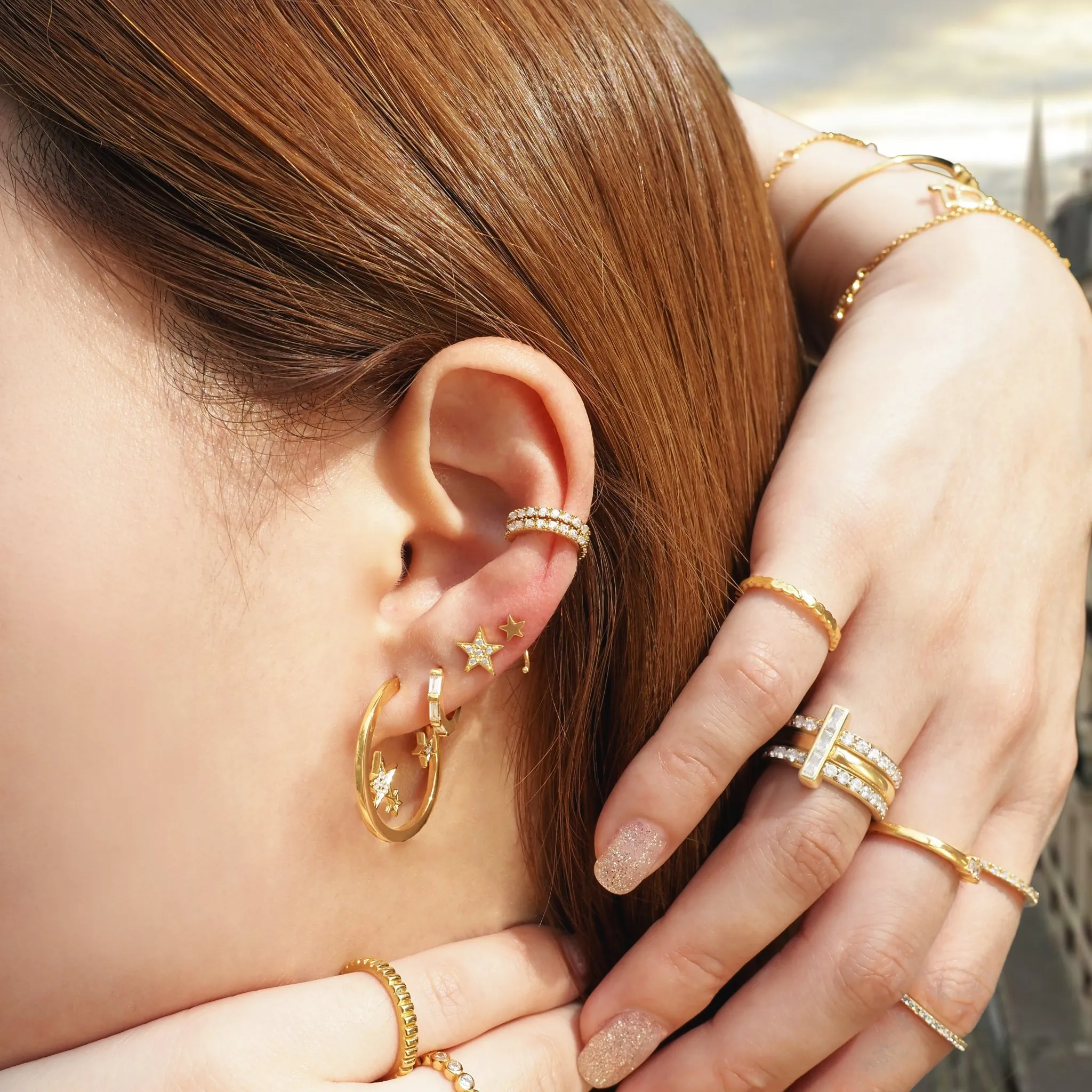 Crystal Stars Earrings