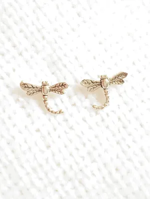 Dragonfly 925 Sterling Silver Stud Earrings