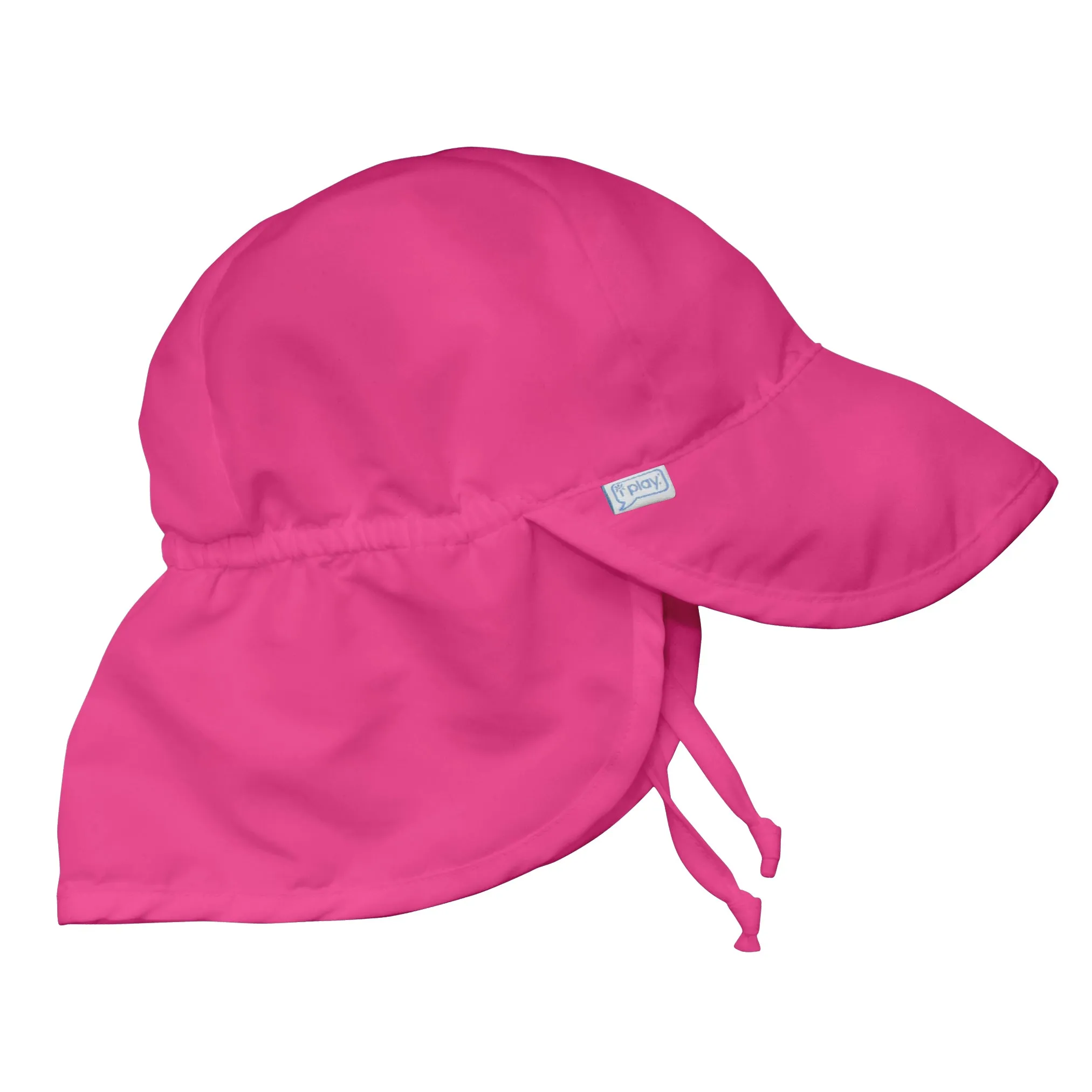 Flap Sun Protection Hat-Hot Pink