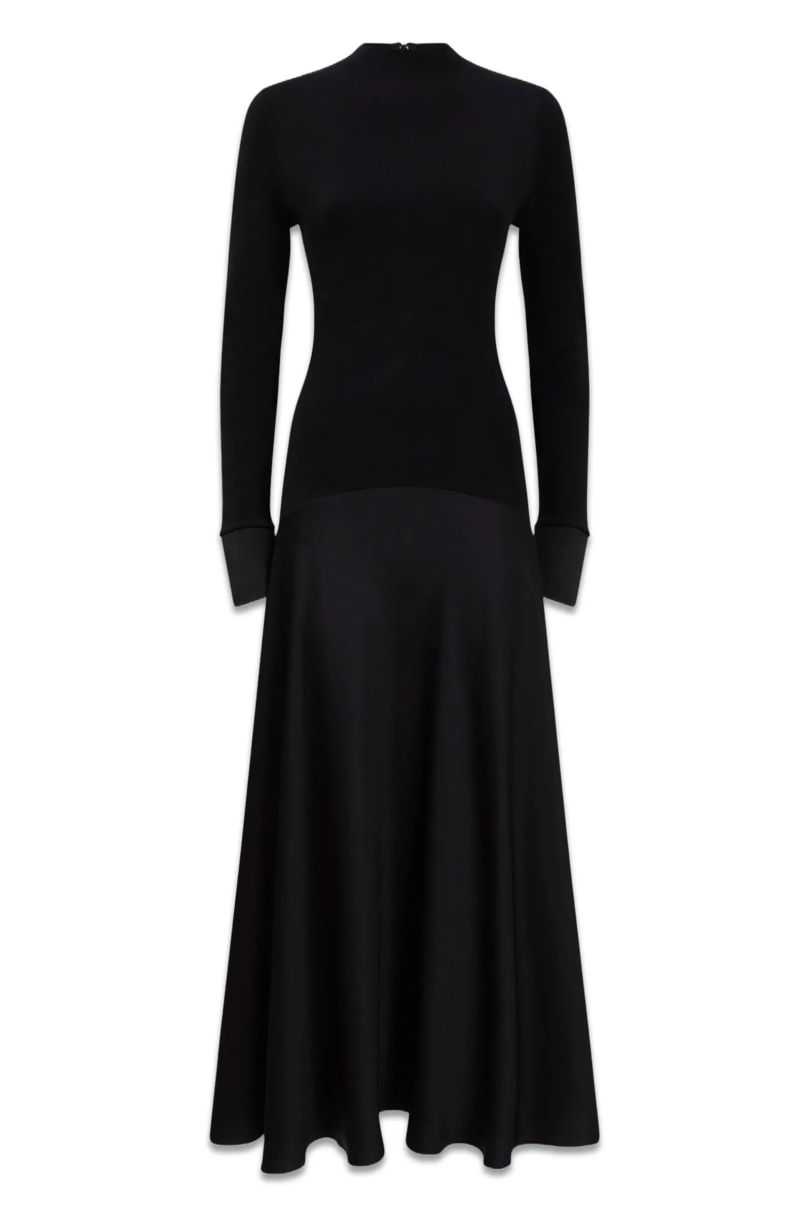 Florere Knitted Satin Midi Dress