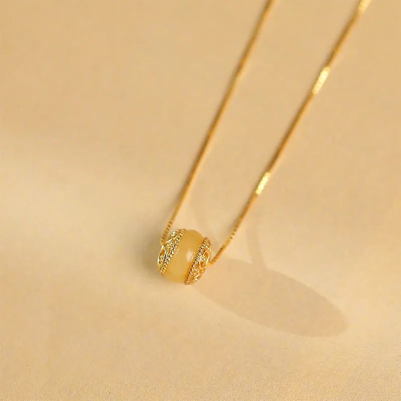 Fortune's Favor S925 Sterling Silver Bee Pendant Necklace
