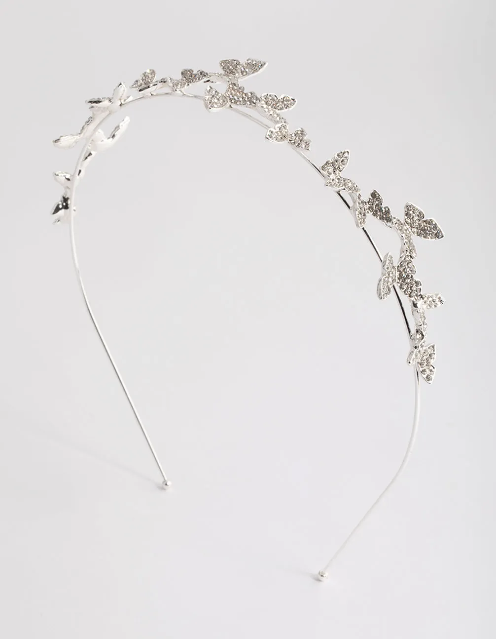 Gold Butterfly Diamante Detailed Headband