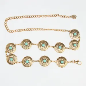 Gold Circle Chain