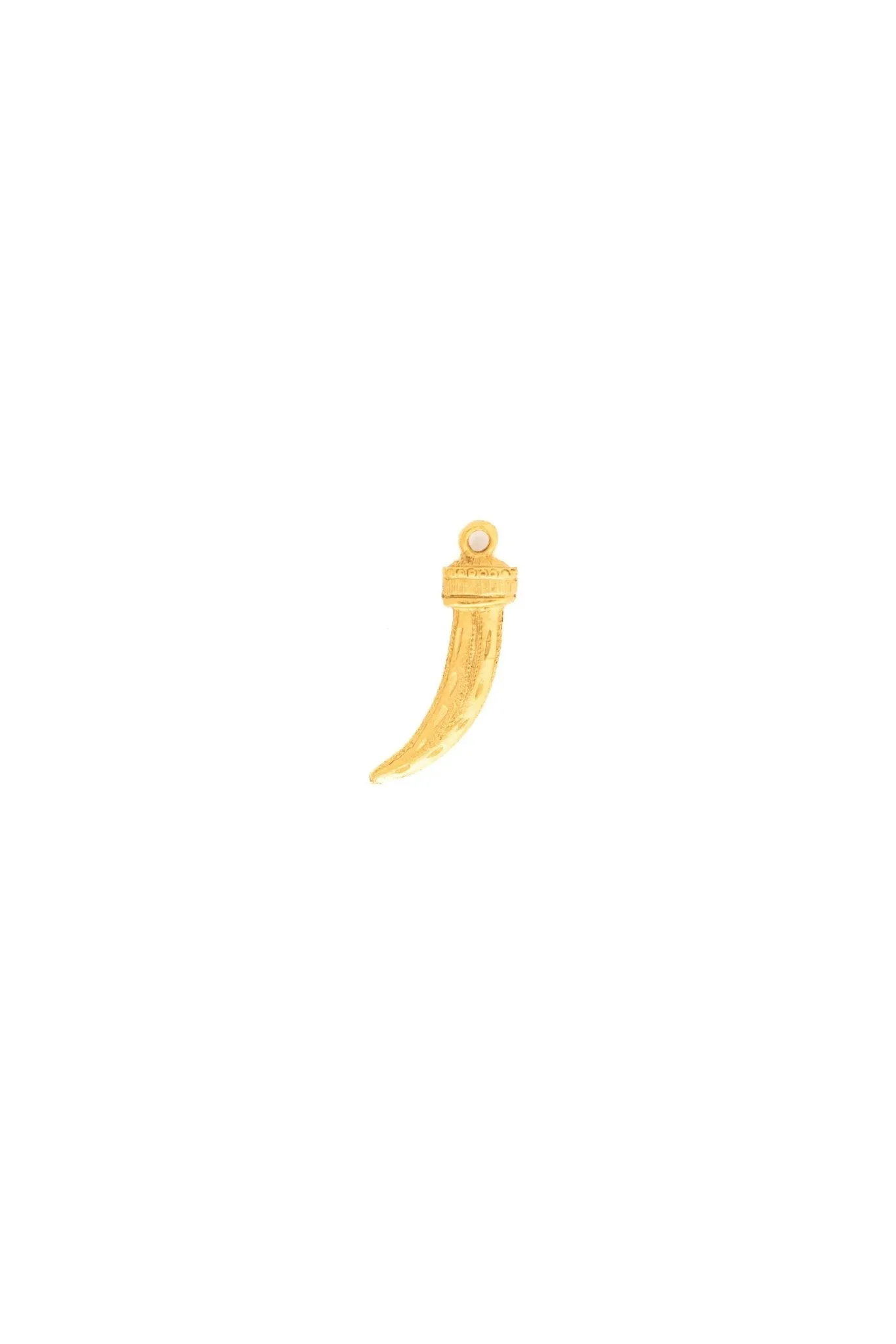 Golden Tusk Charm