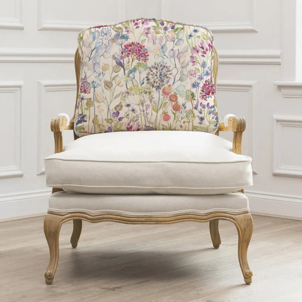 Hedgerow Printed Florence Chair Oak/Lotus