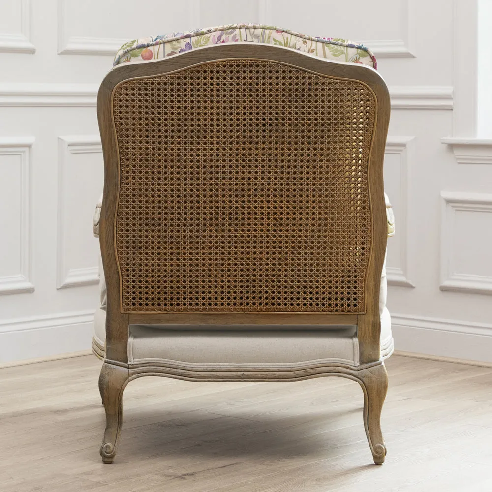 Hedgerow Printed Florence Chair Oak/Lotus