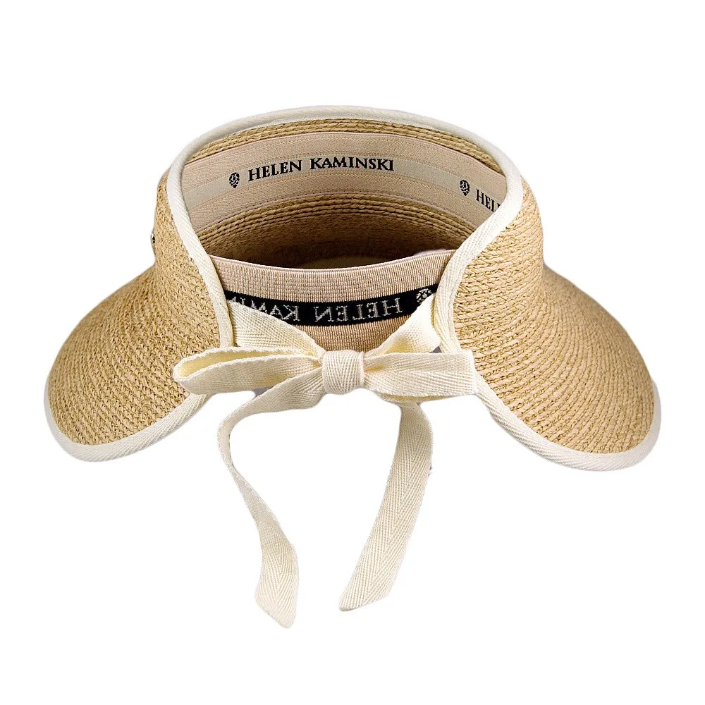 Helen Kaminski Hats Mita Straw Packable Sun Visor - Natural