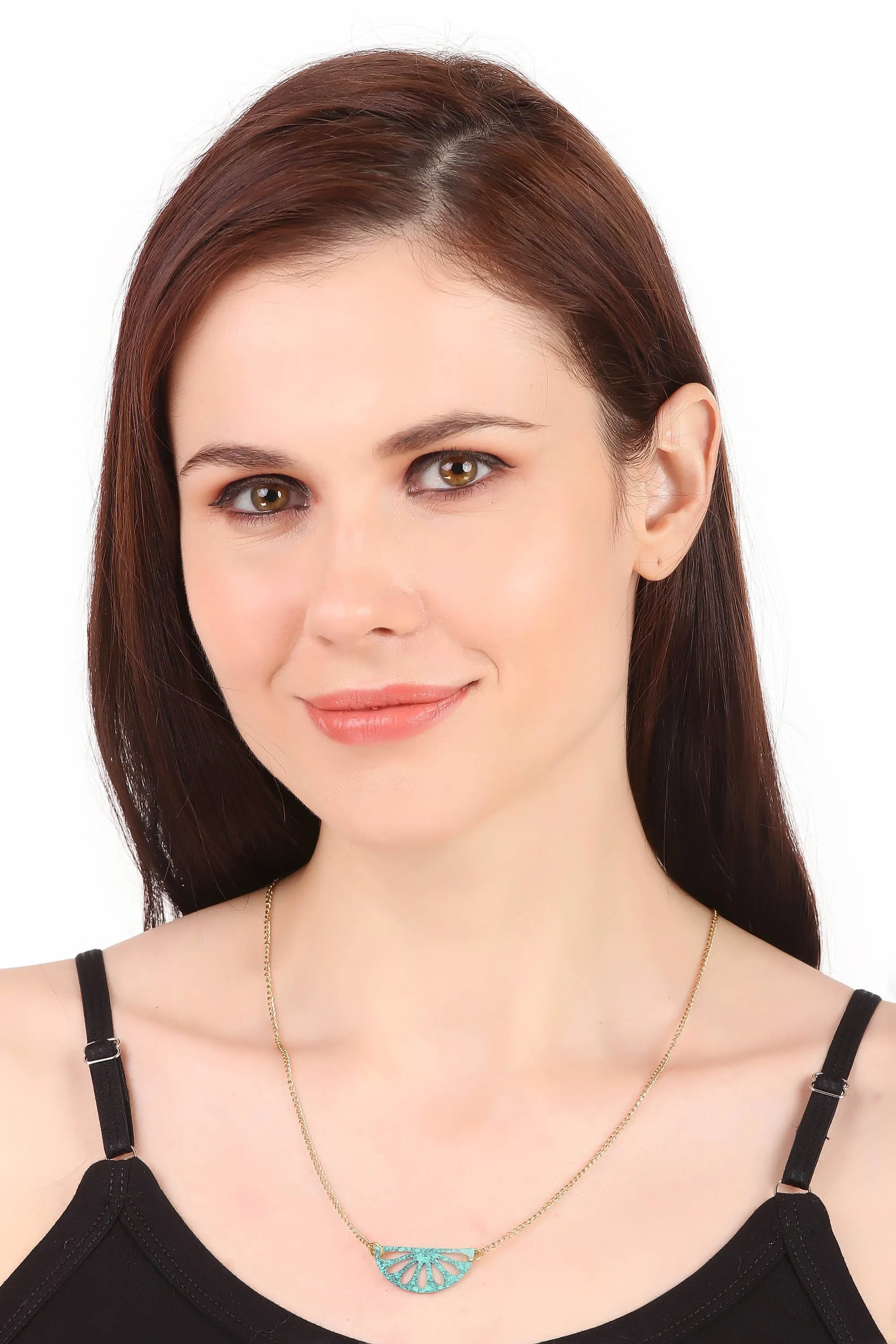 Helen necklace, green